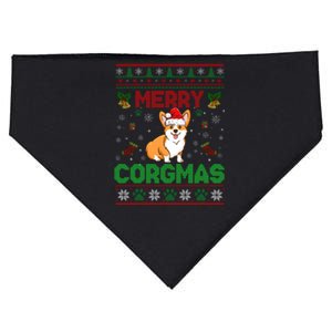 Corgi Christmas Cool Merry Corgmas Xmas USA-Made Doggie Bandana