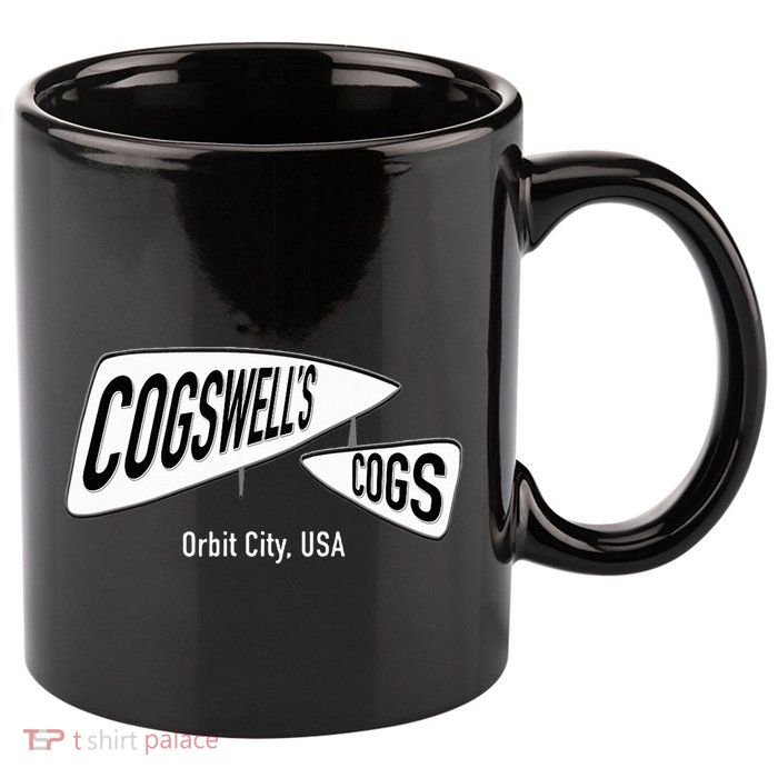 CogswellS Cogs Classic Cartoon 11oz C Handle Ceramic Mug
