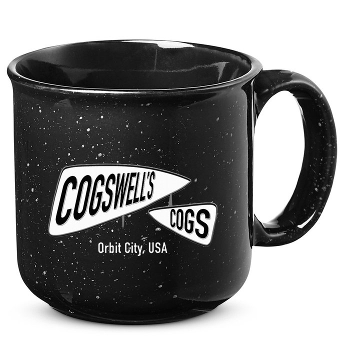 CogswellS Cogs Classic Cartoon 15oz Campfire Ceramic Mug