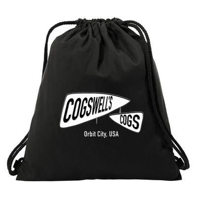 CogswellS Cogs Classic Cartoon Drawstring Bag
