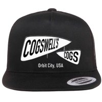 CogswellS Cogs Classic Cartoon Flat Bill Trucker Hat