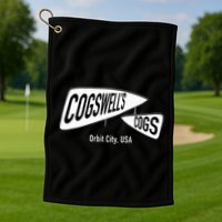 CogswellS Cogs Classic Cartoon Golf Towel