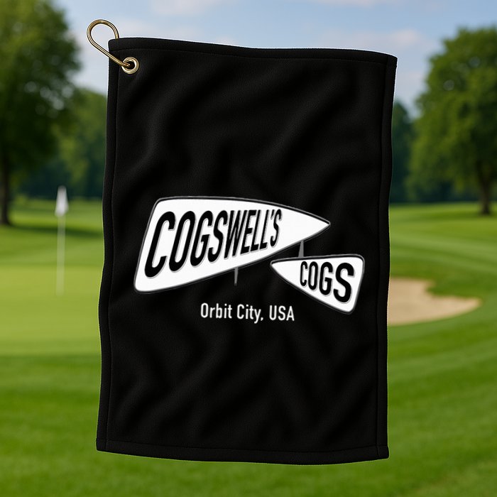 CogswellS Cogs Classic Cartoon Golf Towel