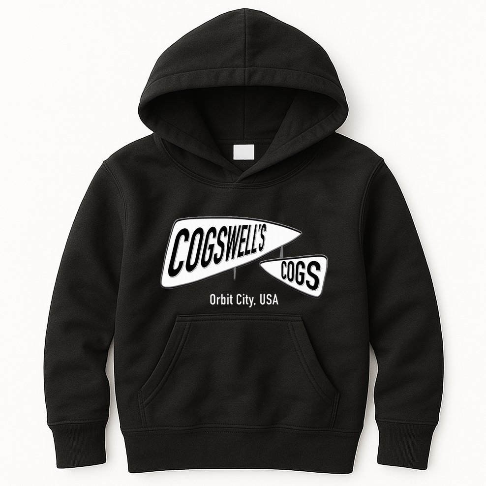 CogswellS Cogs Classic Cartoon Kids Hoodie