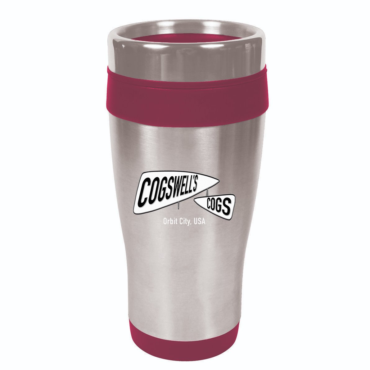 CogswellS Cogs Classic Cartoon 16oz Travel Tumbler