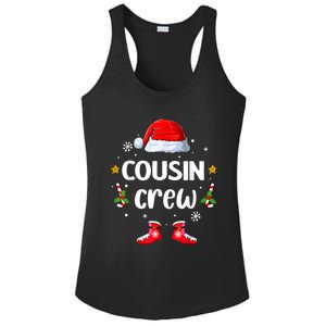 Cousin Crew Christmas Family Squad Naughty Matching Santa Great Gift Ladies PosiCharge Competitor Racerback Tank