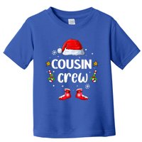 Cousin Crew Christmas Family Squad Naughty Matching Santa Great Gift Toddler T-Shirt