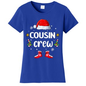 Cousin Crew Christmas Family Squad Naughty Matching Santa Great Gift Women's T-Shirt