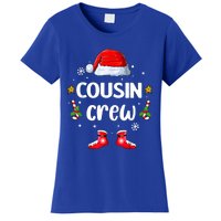 Cousin Crew Christmas Family Squad Naughty Matching Santa Great Gift Women's T-Shirt