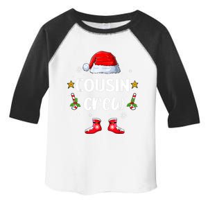 Cousin Crew Christmas Family Squad Naughty Matching Santa Great Gift Toddler Fine Jersey T-Shirt