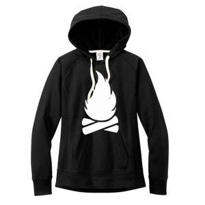 Camping Campfire Women's Fleece Hoodie