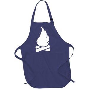 Camping Campfire Full-Length Apron With Pockets