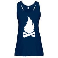 Camping Campfire Ladies Essential Flowy Tank