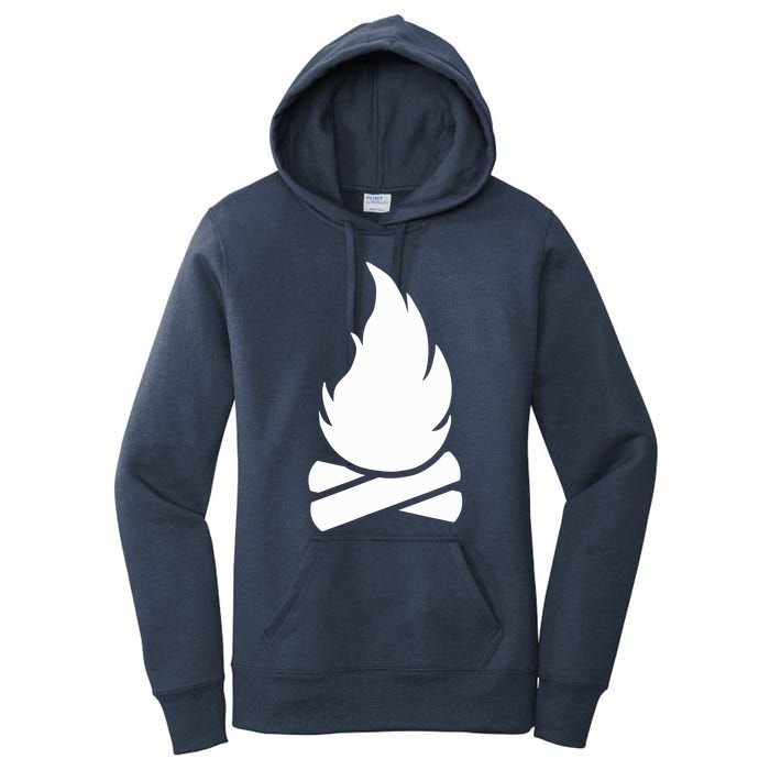 Camping Campfire Women's Pullover Hoodie