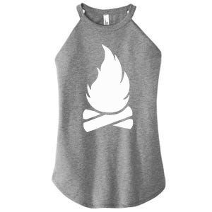 Camping Campfire Women's Perfect Tri Rocker Tank