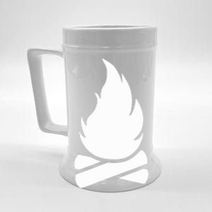 Camping Campfire Beer Stein