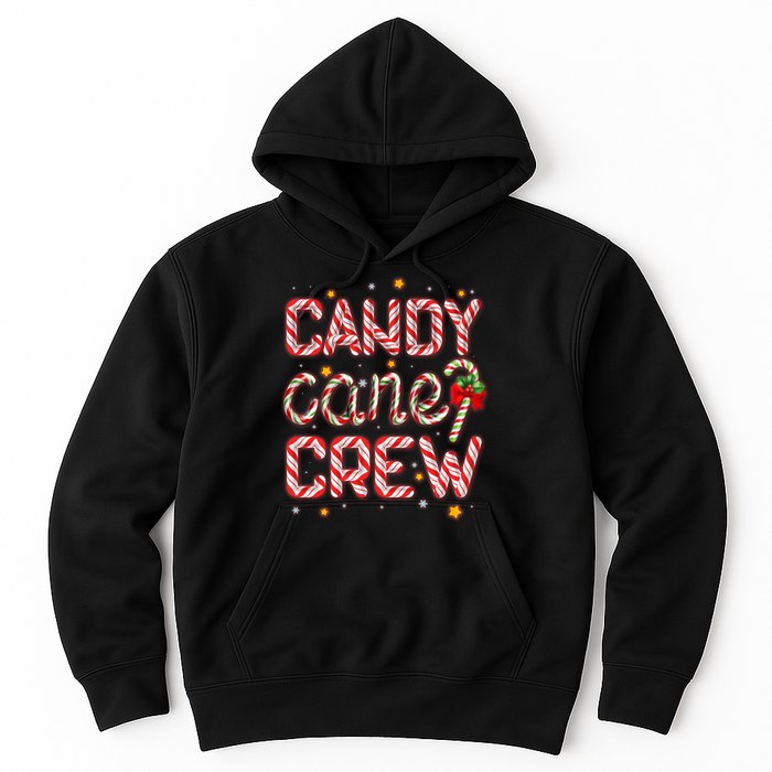 Cute Christmas Candy Cane Crew Matching Shirts Hoodie
