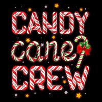 Cute Christmas Candy Cane Crew Matching Shirts Hoodie