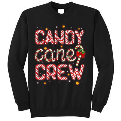Cute Christmas Candy Cane Crew Matching Shirts Sweatshirt