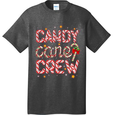 Cute Christmas Candy Cane Crew Matching Shirts T-Shirt