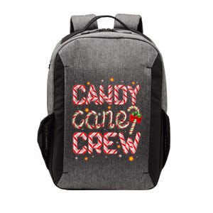 Cute Christmas Candy Cane Crew Matching Shirts Vector Backpack