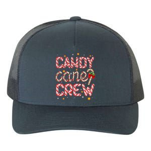 Cute Christmas Candy Cane Crew Matching Shirts Yupoong Adult 5-Panel Trucker Hat