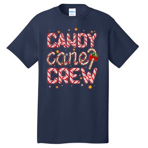 Cute Christmas Candy Cane Crew Matching Shirts Tall T-Shirt