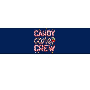 Cute Christmas Candy Cane Crew Matching Shirts Bumper Sticker