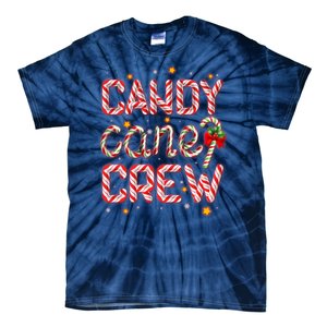 Cute Christmas Candy Cane Crew Matching Shirts Tie-Dye T-Shirt