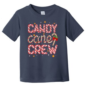 Cute Christmas Candy Cane Crew Matching Shirts Toddler T-Shirt