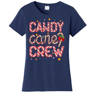 Cute Christmas Candy Cane Crew Matching Shirts Women's T-Shirt