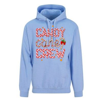 Cute Christmas Candy Cane Crew Matching Shirts Unisex Surf Hoodie