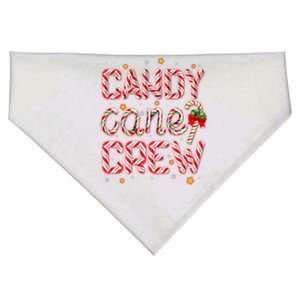 Cute Christmas Candy Cane Crew Matching Shirts USA-Made Doggie Bandana