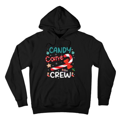 Candy Cane Crew Christmas Candy Cane Lover Xmas Pajama Hoodie