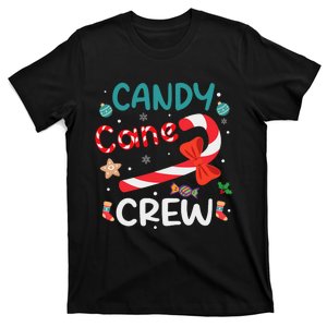 Candy Cane Crew Christmas Candy Cane Lover Xmas Pajama T-Shirt