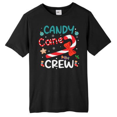 Candy Cane Crew Christmas Candy Cane Lover Xmas Pajama Tall Fusion ChromaSoft Performance T-Shirt