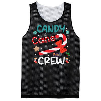 Candy Cane Crew Christmas Candy Cane Lover Xmas Pajama Mesh Reversible Basketball Jersey Tank