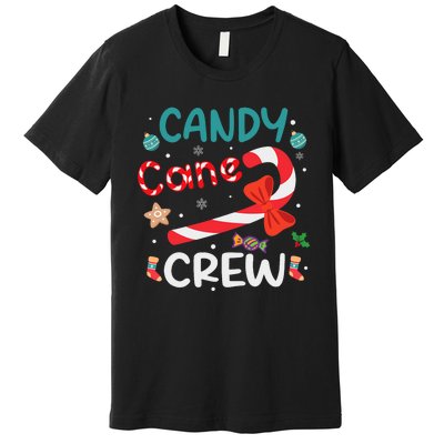 Candy Cane Crew Christmas Candy Cane Lover Xmas Pajama Premium T-Shirt