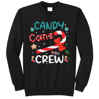 Candy Cane Crew Christmas Candy Cane Lover Xmas Pajama Tall Sweatshirt