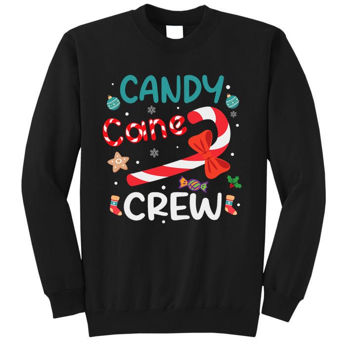 Candy Cane Crew Christmas Candy Cane Lover Xmas Pajama Tall Sweatshirt