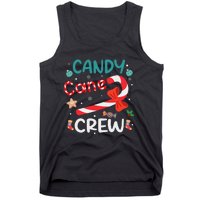 Candy Cane Crew Christmas Candy Cane Lover Xmas Pajama Tank Top