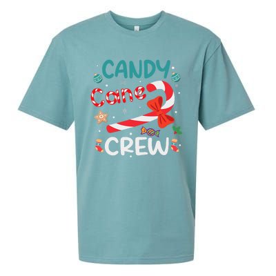 Candy Cane Crew Christmas Candy Cane Lover Xmas Pajama Sueded Cloud Jersey T-Shirt