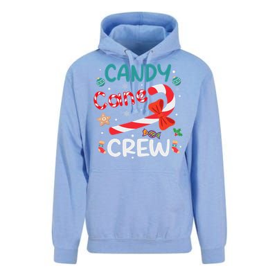 Candy Cane Crew Christmas Candy Cane Lover Xmas Pajama Unisex Surf Hoodie