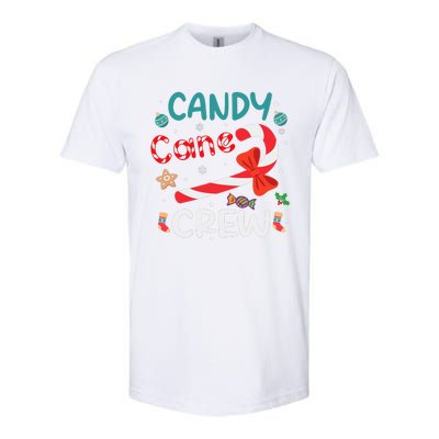 Candy Cane Crew Christmas Candy Cane Lover Xmas Pajama Softstyle CVC T-Shirt