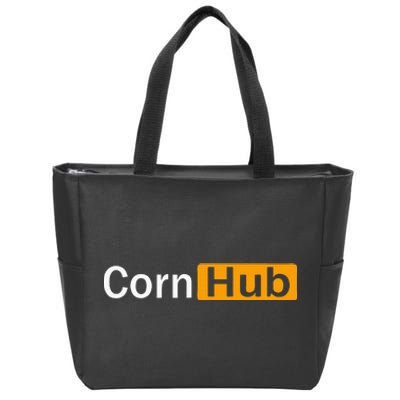 Cornhub Cornhole Cornholer Zip Tote Bag