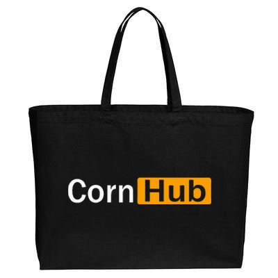 Cornhub Cornhole Cornholer Cotton Canvas Jumbo Tote