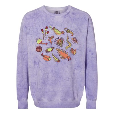 Cambrian Critters Colorblast Crewneck Sweatshirt