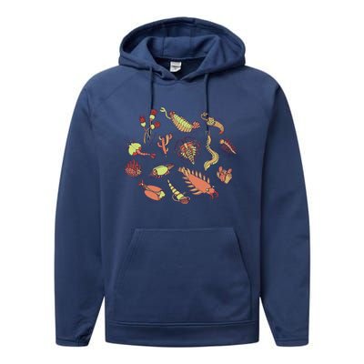 Cambrian Critters Performance Fleece Hoodie