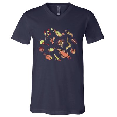 Cambrian Critters V-Neck T-Shirt