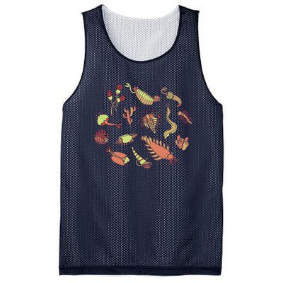 Cambrian Critters Mesh Reversible Basketball Jersey Tank